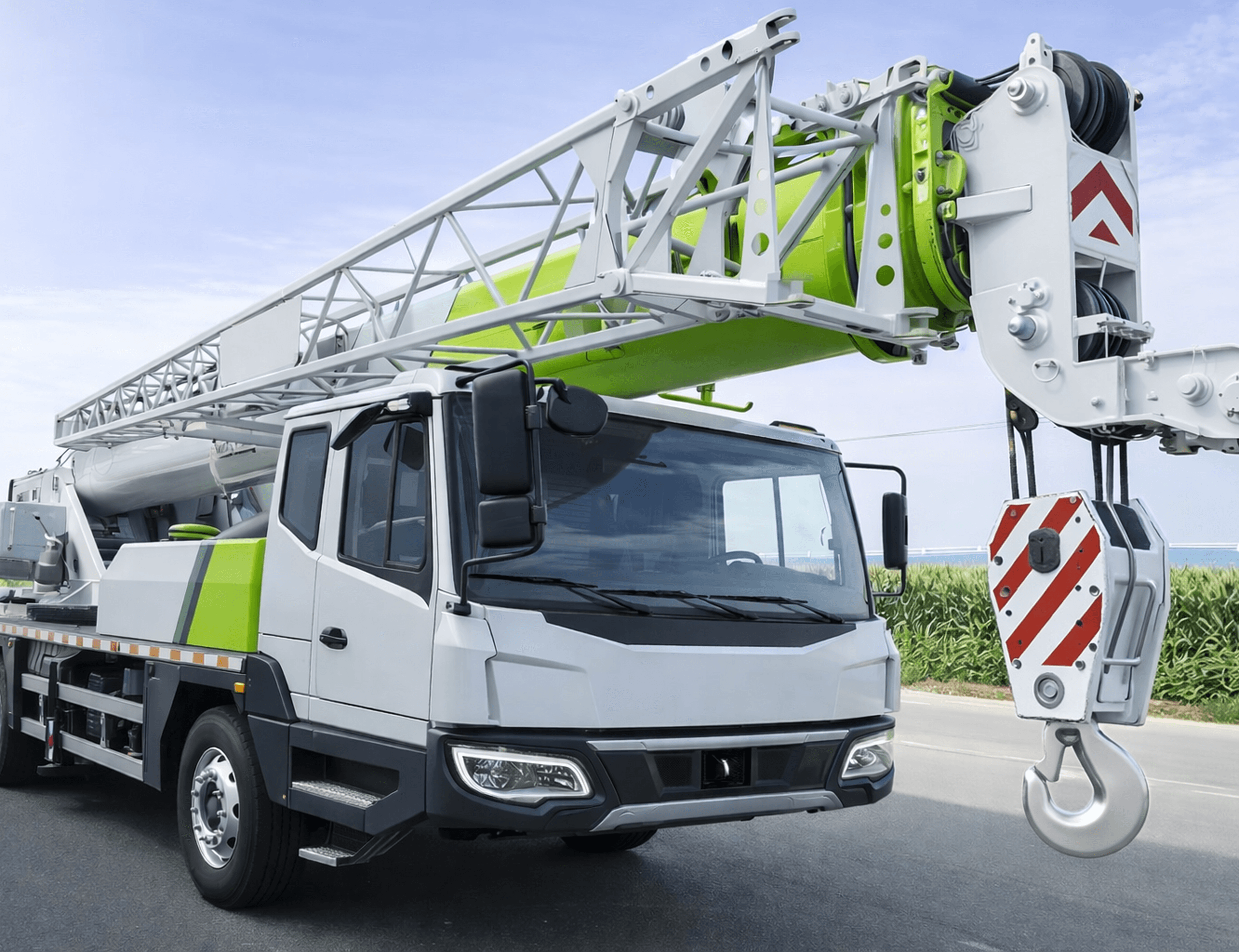 Mobile crane truck
